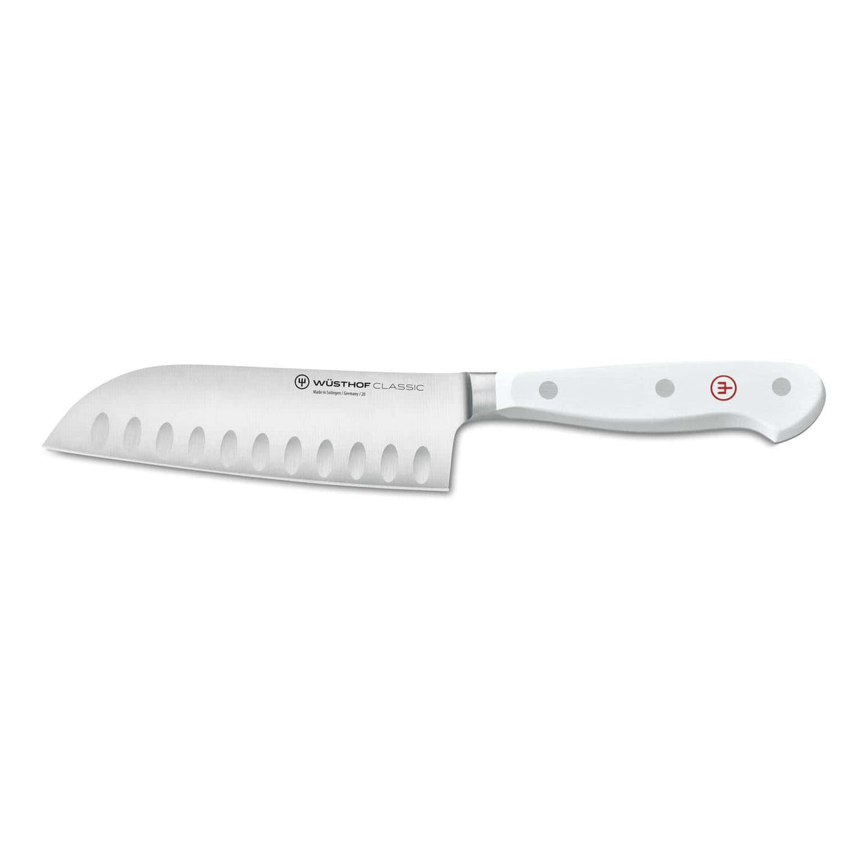 Wusthof Hollow Edge Santoku Knife 14 cm Classic White 1040231314