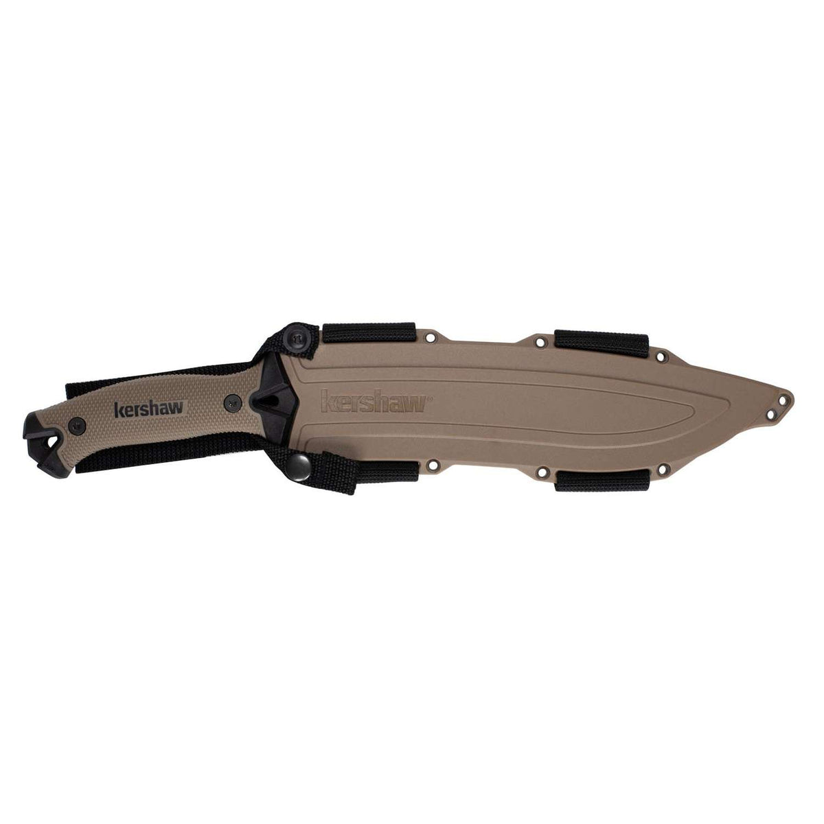 Kershaw Camp 10 Machete 25 cm Non-Slip Tan/Black Handle 1077TAN