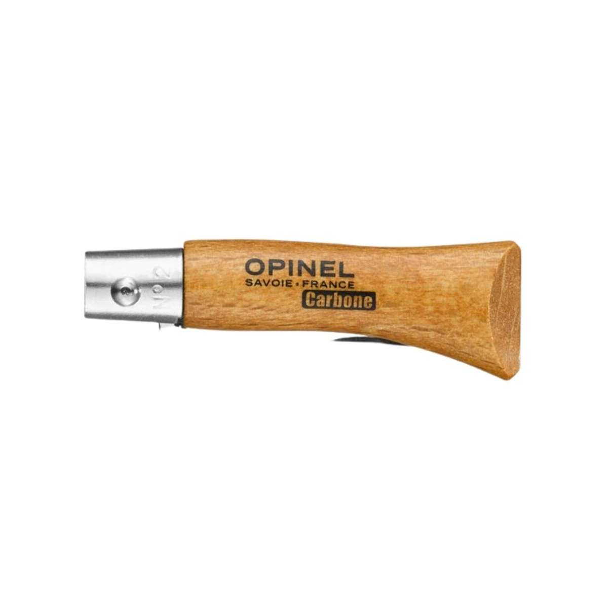 Opinel Pocket Knife 3.5 cm Beech Wood Handle No 2 Carbon 111020