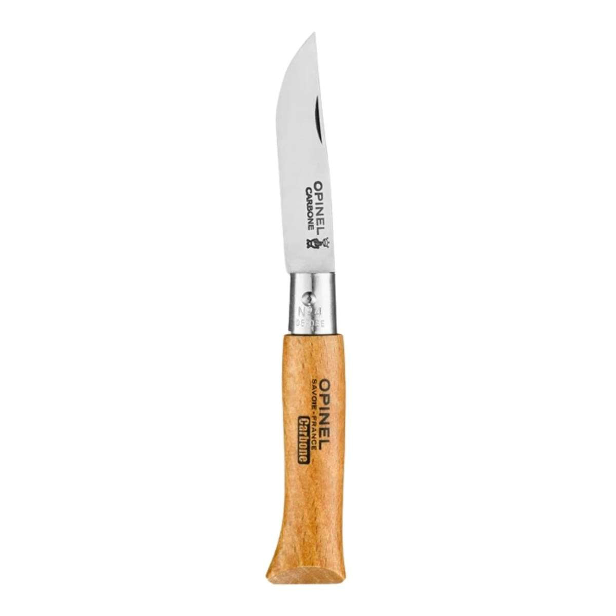 Opinel Pocket Knife 5 cm Beech Wood Handle No 4 Carbon 111040