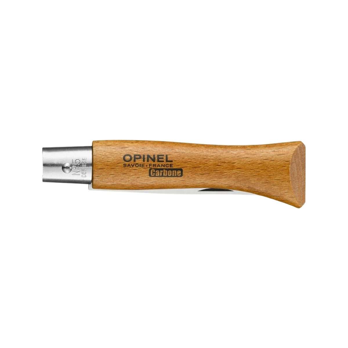 Opinel Pocket Knife 6 cm Beech Wood Handle No 5 Carbon 111050