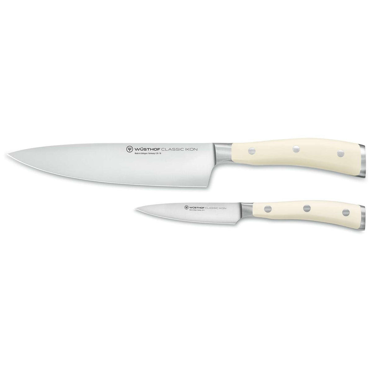 Wusthof Knives Set 2 pcs Gift Box Classic Ikon Crème 1120460204