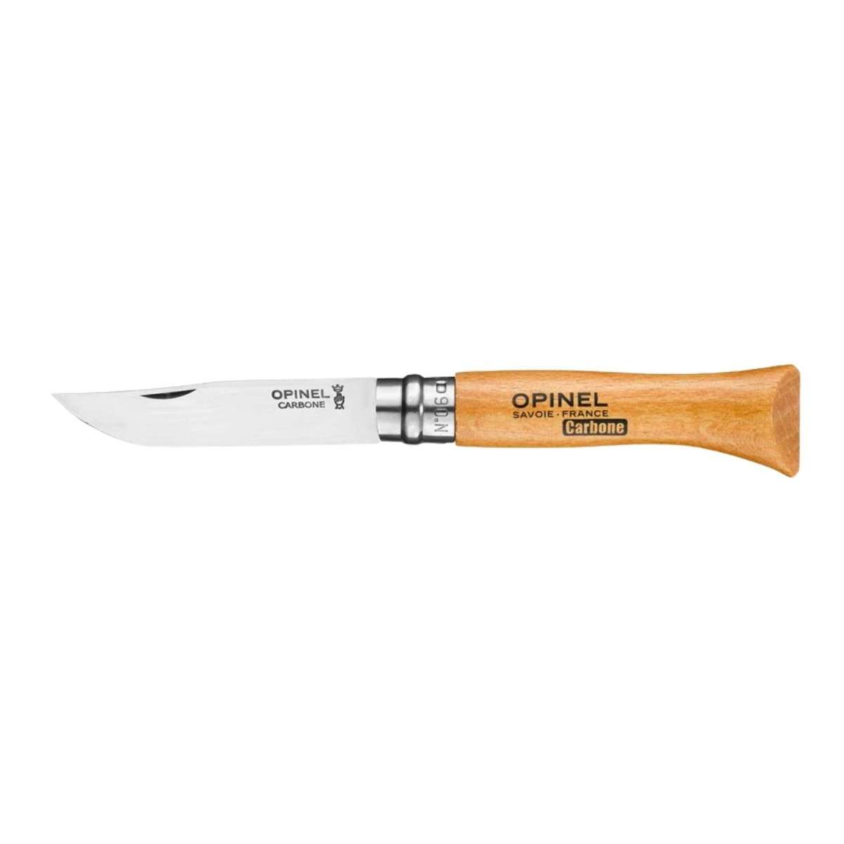 Opinel Pocket Knife 7 cm Beech Wood Handle No 6 Carbon 113060
