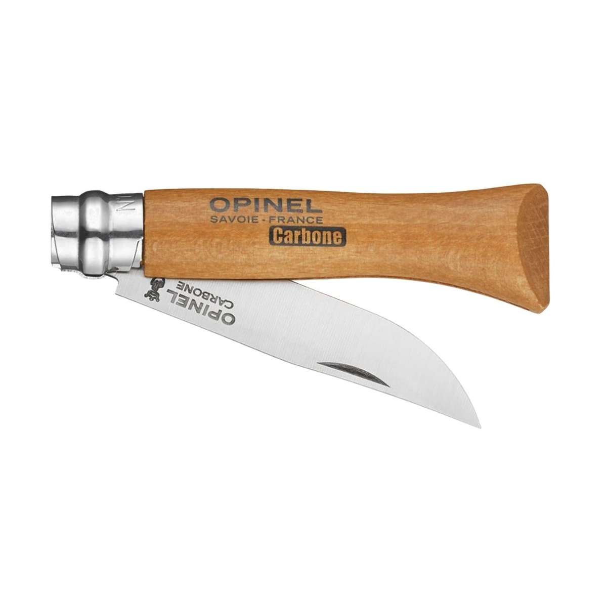 Opinel Pocket Knife 7 cm Beech Wood Handle No 6 Carbon 113060