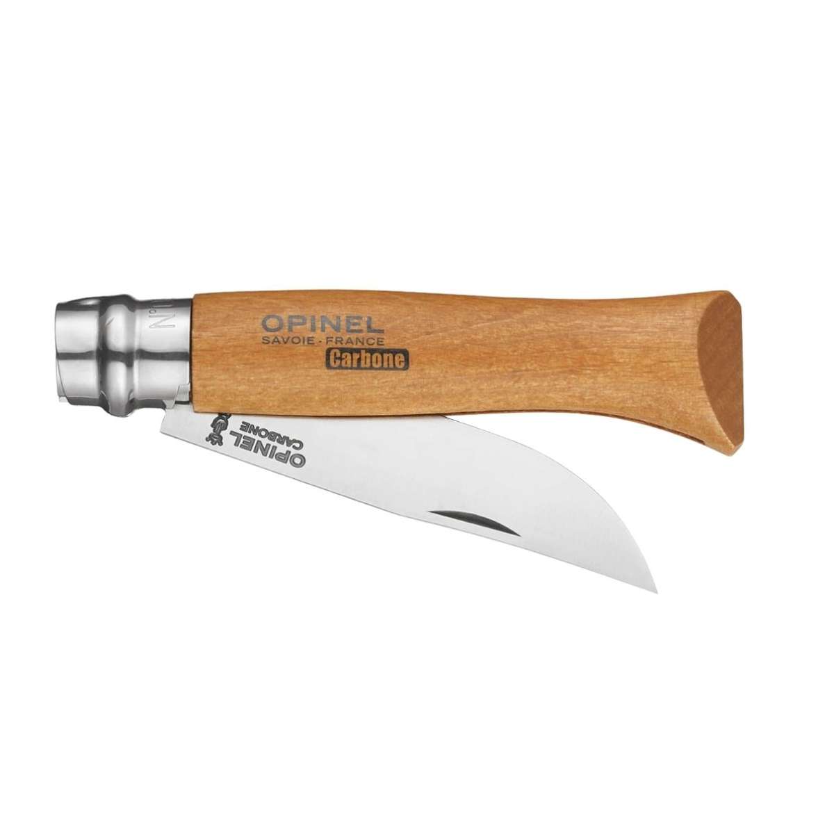 Opinel Pocket Knife 9 cm Beech Wood Handle No 9 Carbon 113090