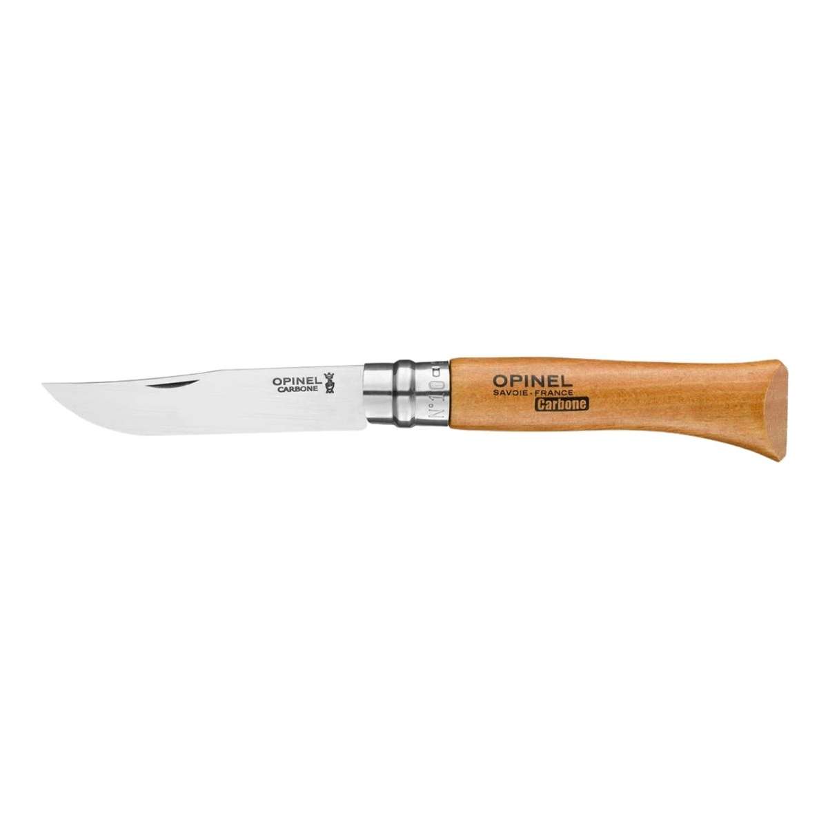 Opinel Pocket Knife 10 cm Beech Wood Handle No 10 Carbon 113100