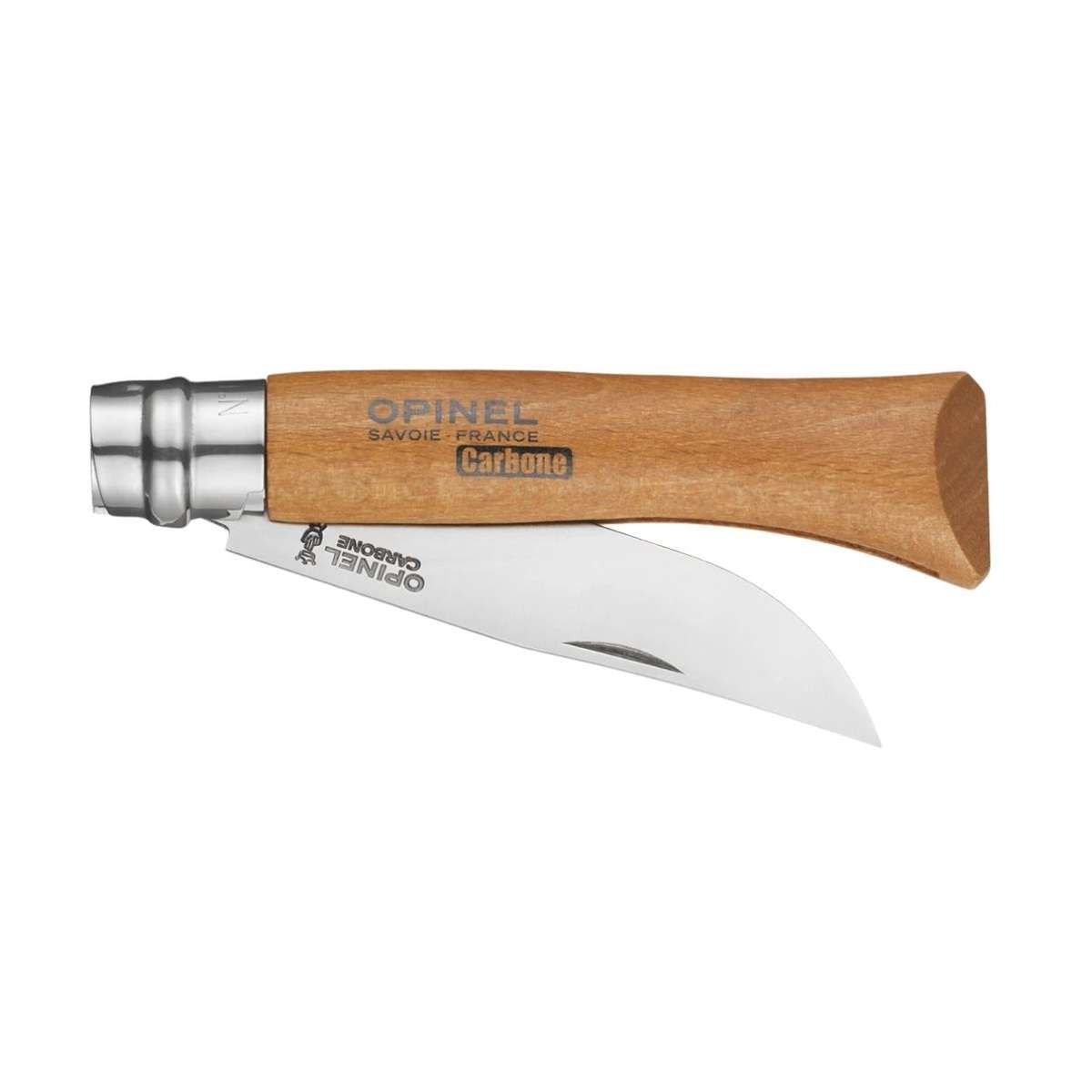 Opinel Pocket Knife 10 cm Beech Wood Handle No 10 Carbon 113100