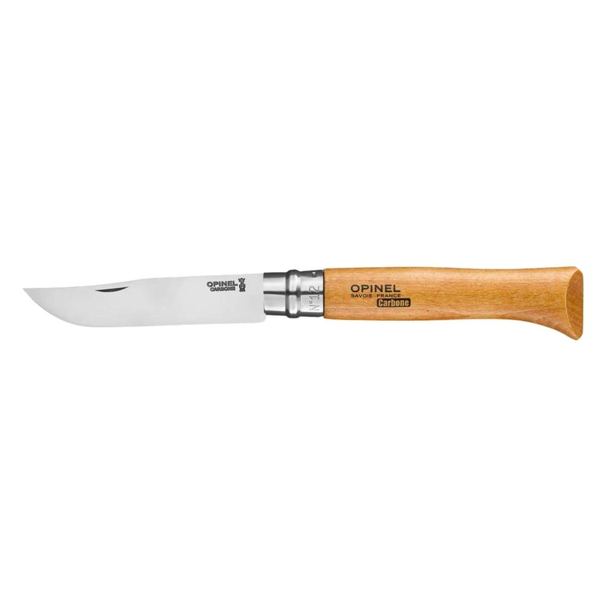Opinel Pocket Knife 12 cm Beech Wood Handle No 12 Carbon 113120