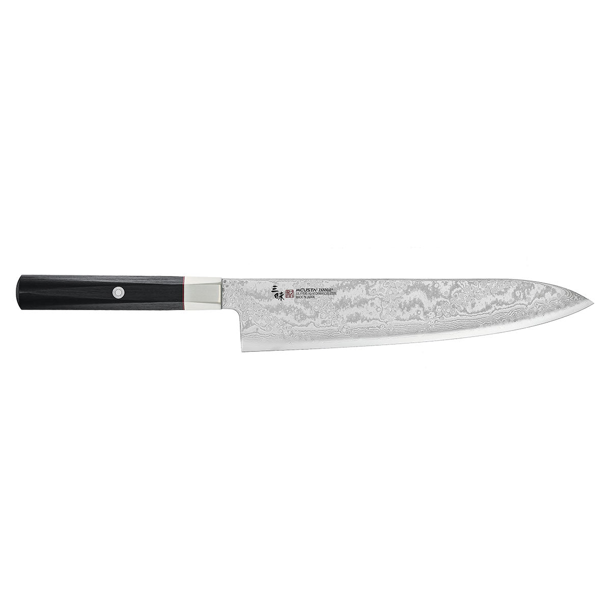 Mcusta zanmai Damascus Chef's Knife 24 cm Hybrid Splash HZ2-3007DS