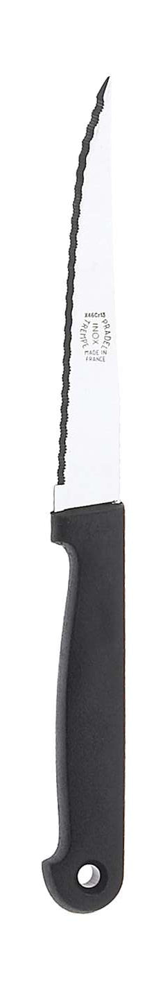 Andre verdier Serrated Steak Knife 10.5 cm Black Handle 1221N
