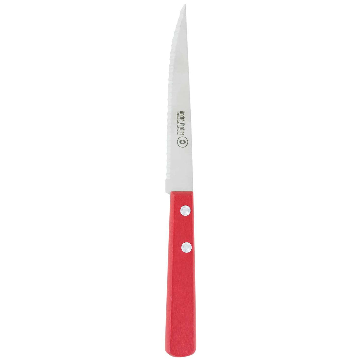 Andre verdier Steak Knife 11 cm Red Wooden Handle Prepa Culi