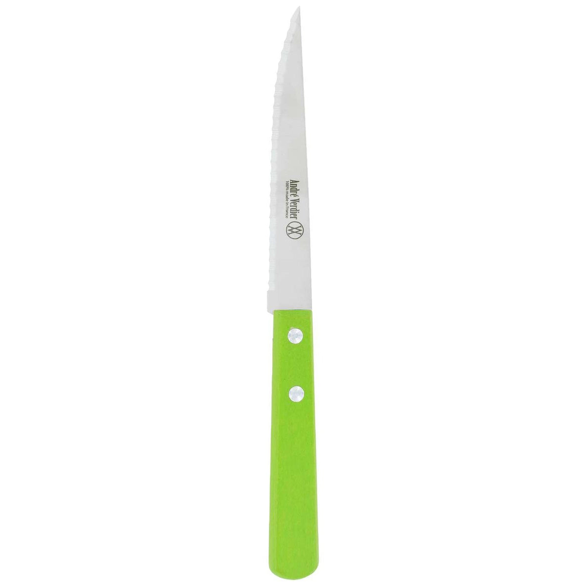Andre verdier Steak Knife 11 cm Green Wooden Handle Prepa Culi