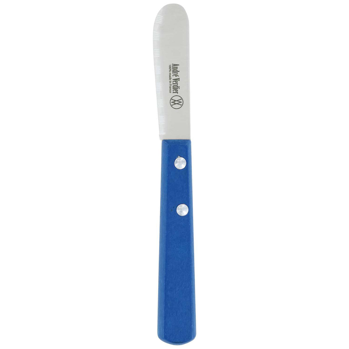 Andre verdier Butter Knife 6.5 cm Blue Wooden Handle Prepa Culi
