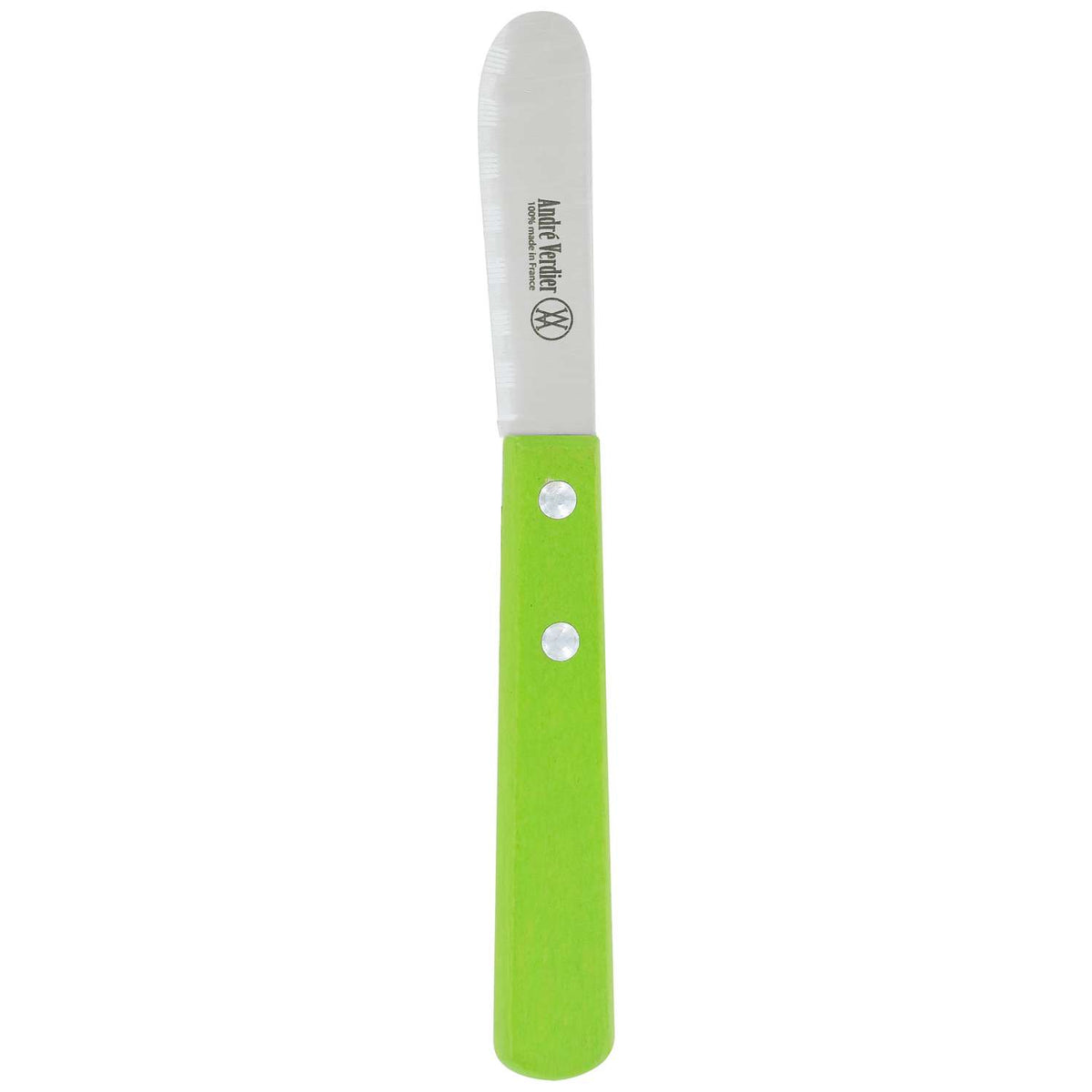 Andre verdier Butter Knife 6.5 cm Green Wooden Handle Prepa Culi