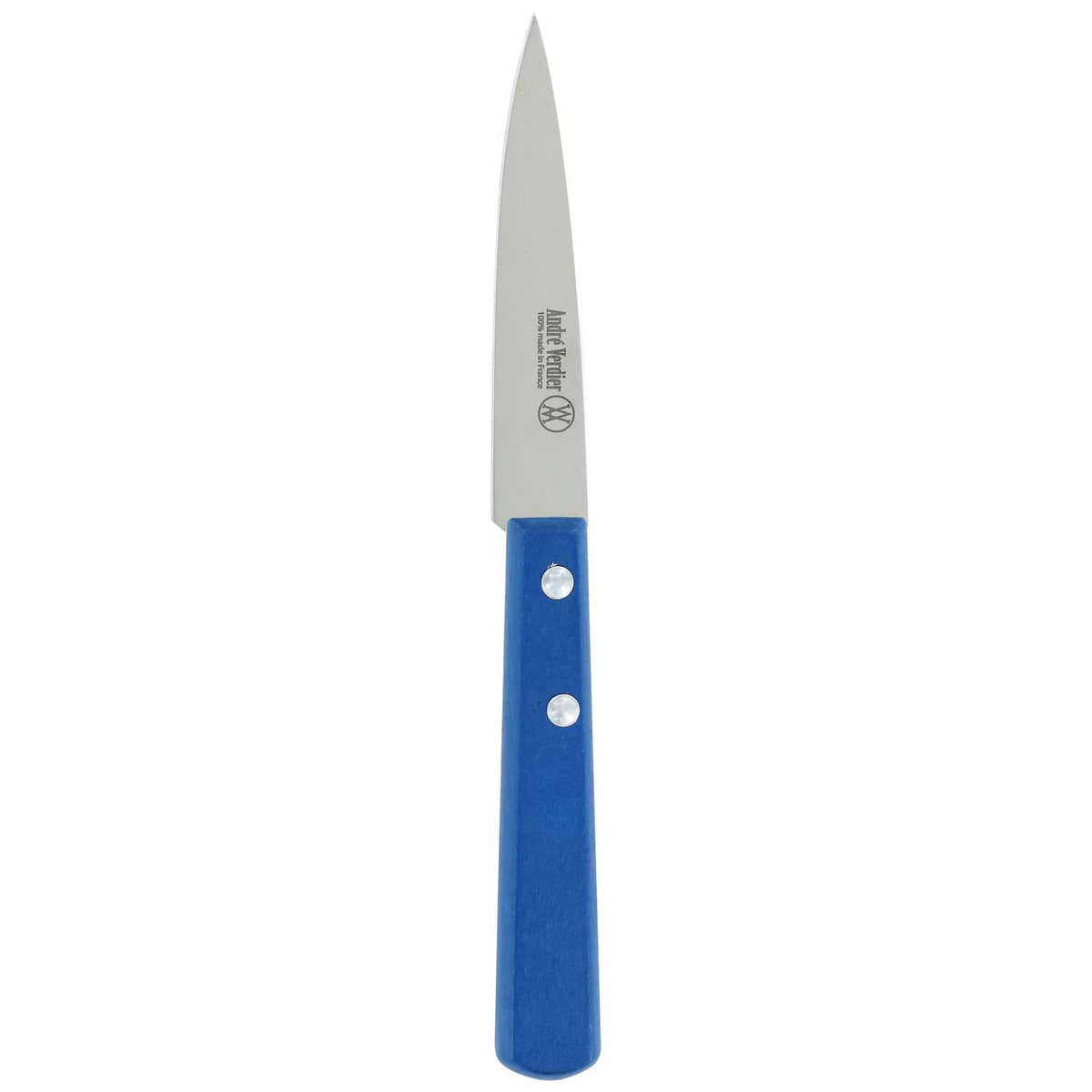 Andre verdier Paring Knife 9 cm Blue Wooden Handle Prepa Culi