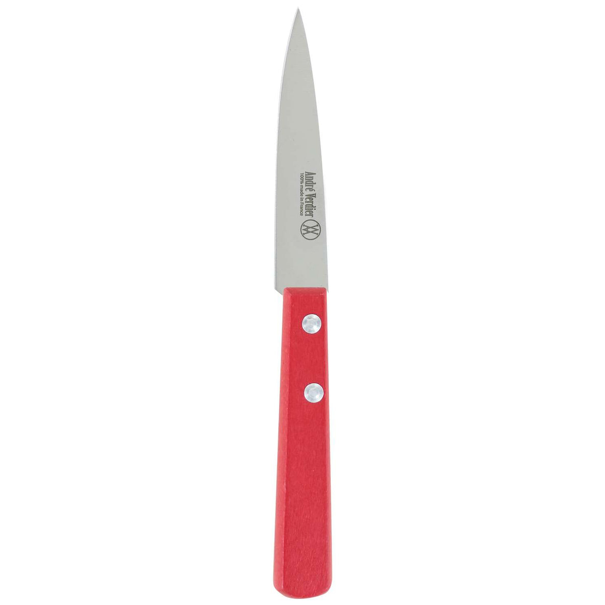 Andre verdier Paring Knife 9 cm Red Wooden Handle Prepa Culi