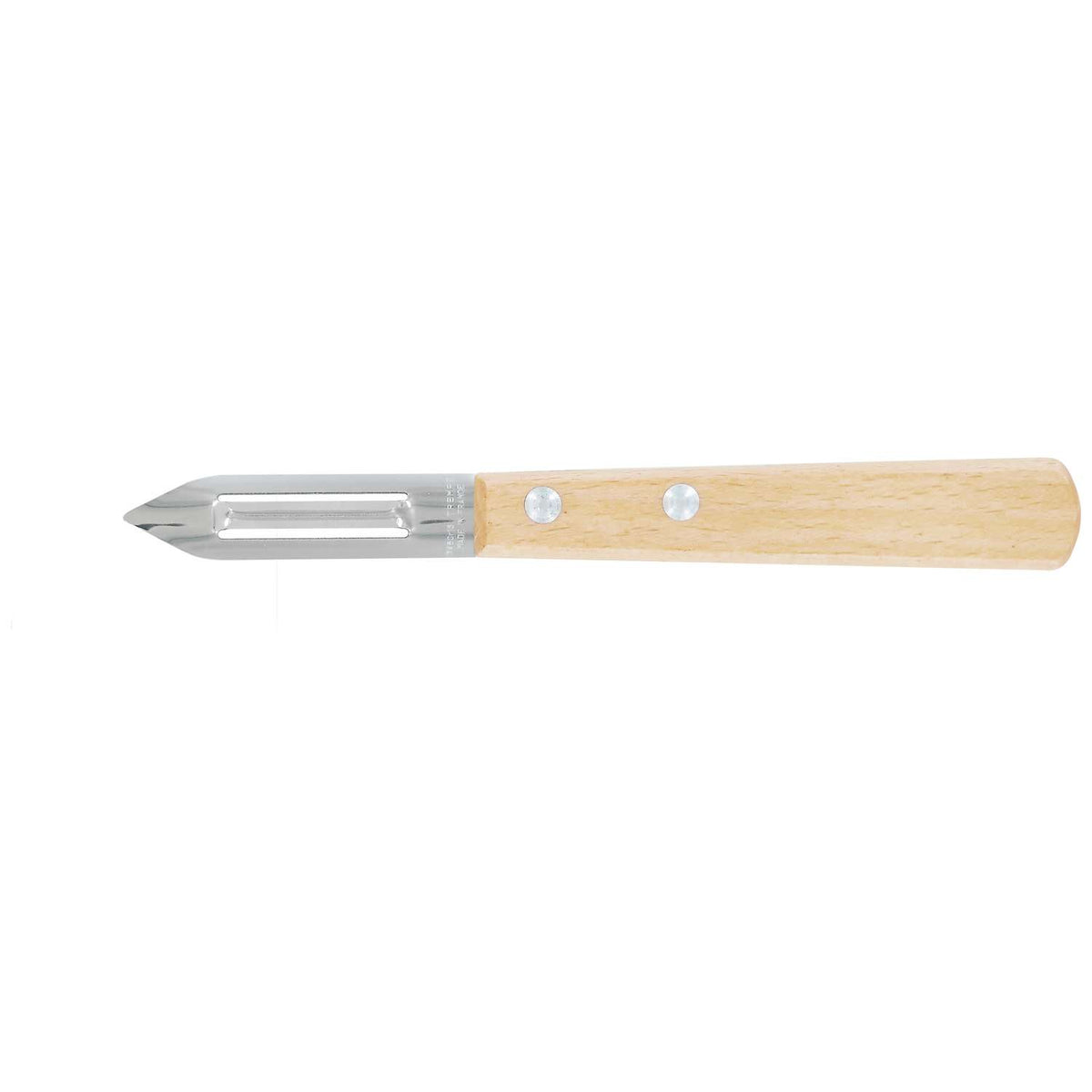 Andre verdier Peeler 6 cm Wooden Handle Prepa Culi 131DR.HNV