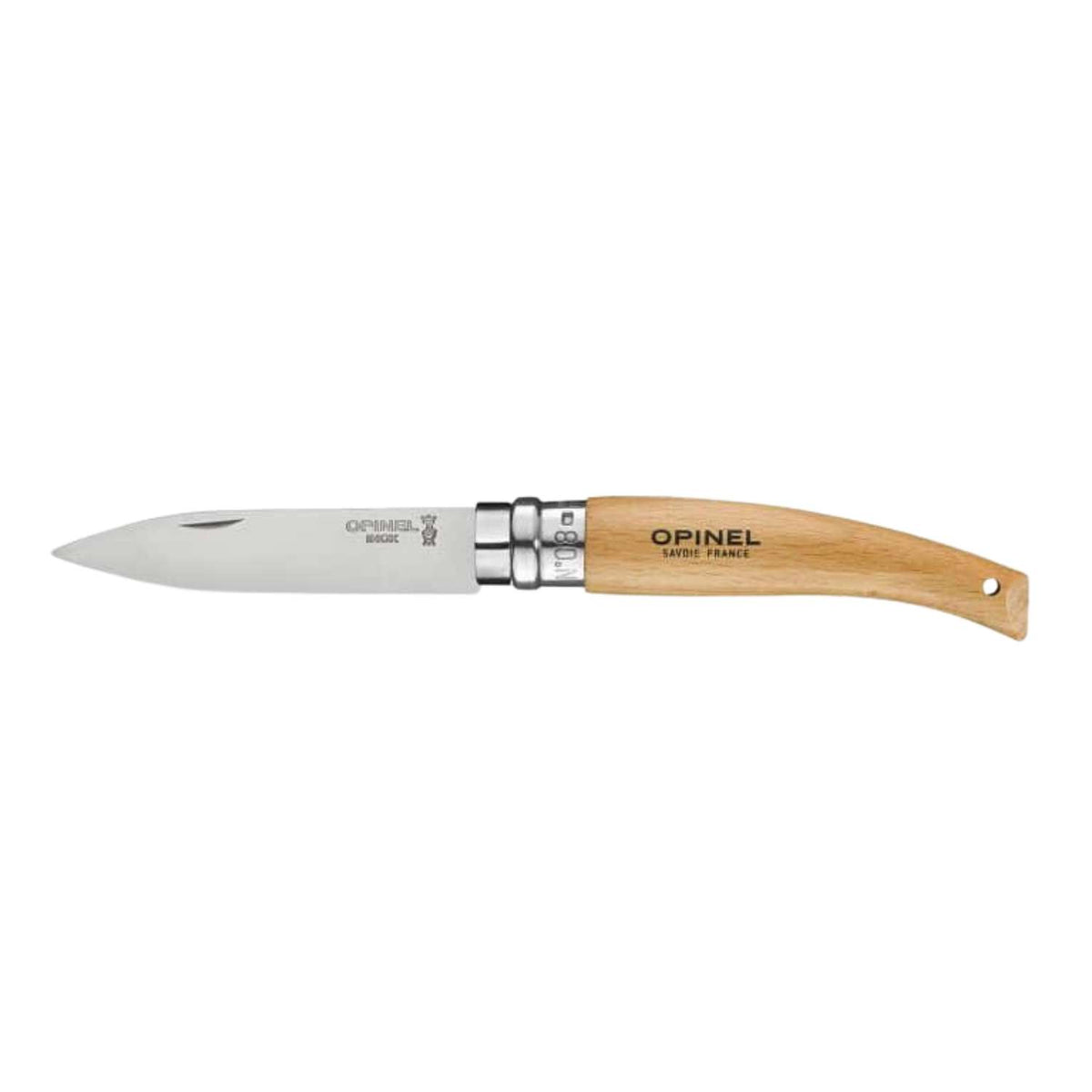 Opinel Pocket Knife 8 cm Beech Wood Handle No 8 Garden 133080