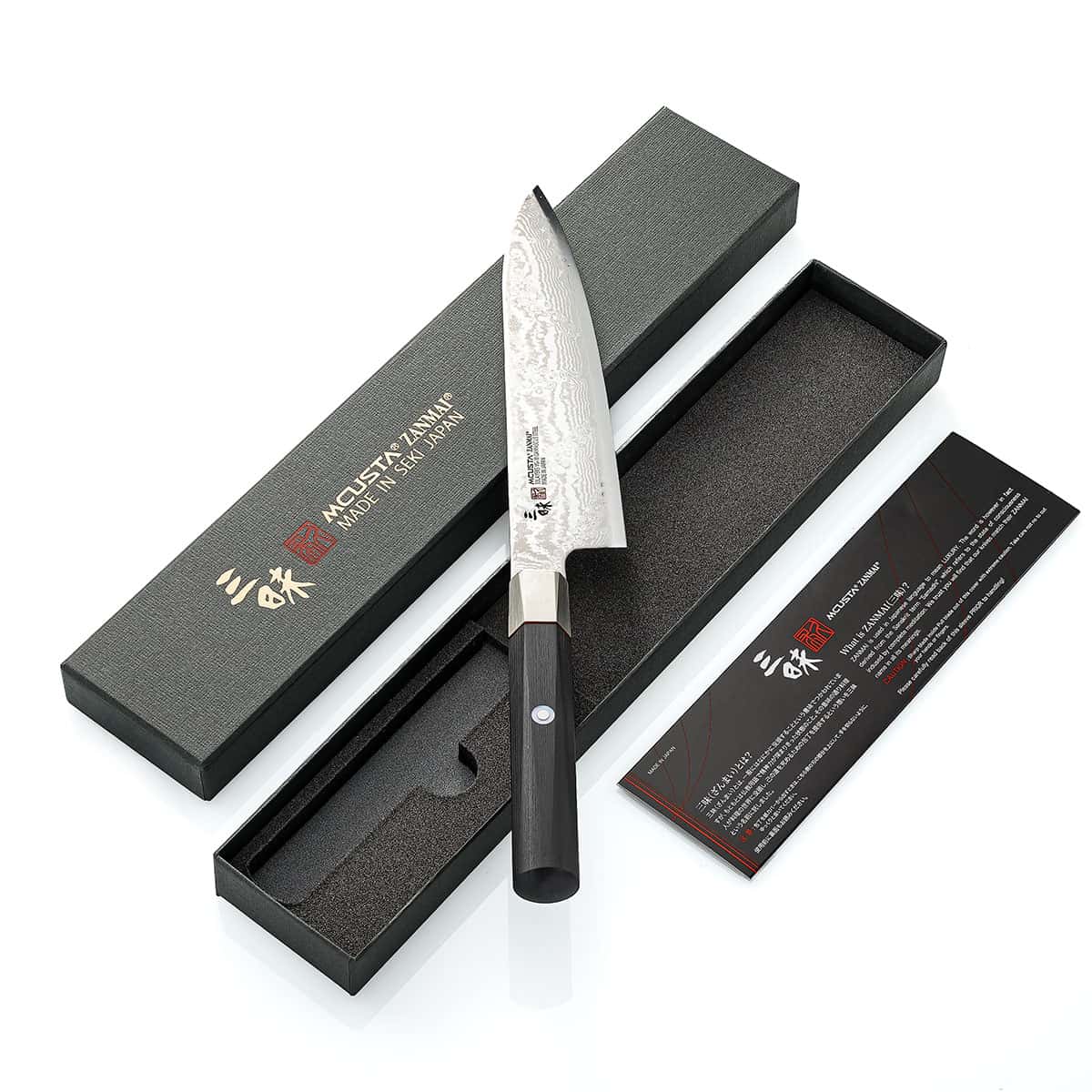 Mcusta zanmai Damascus Chef's Knife 18 cm Hybrid Splash HZ2-3004DS
