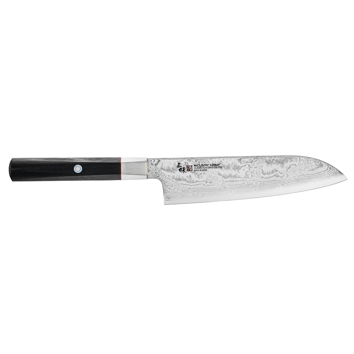 Mcusta zanmai Damascus Santoku Knife 18 cm Hybrid Splash HZ2-3003DS