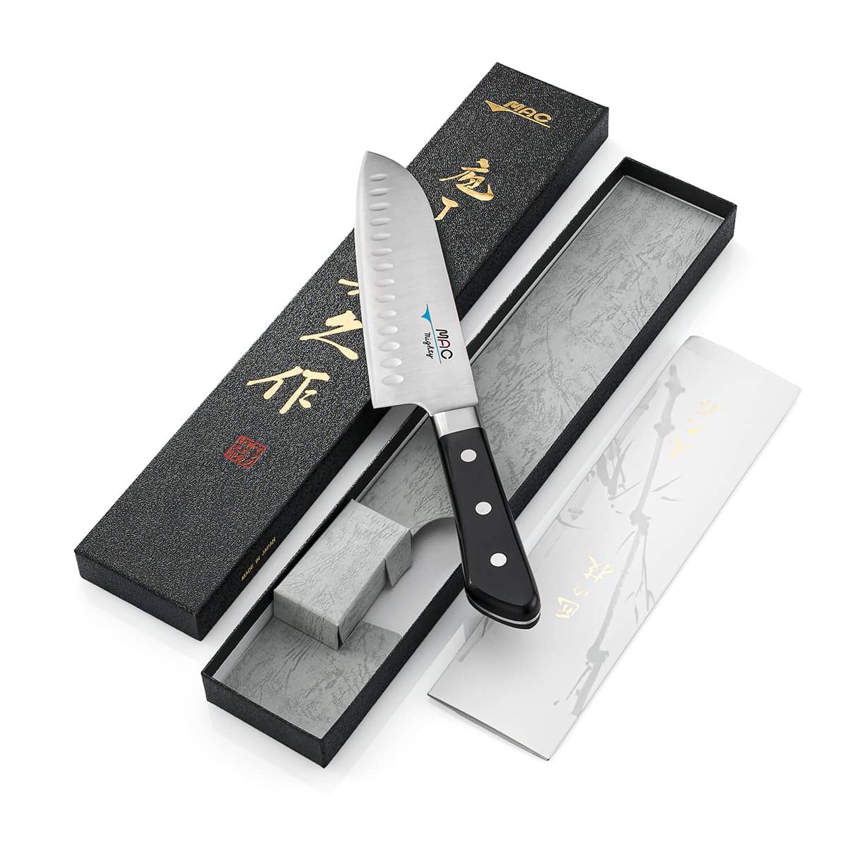 MAC Hollow Edge Santoku Knife 16.5 cm Professional Series MSK-65