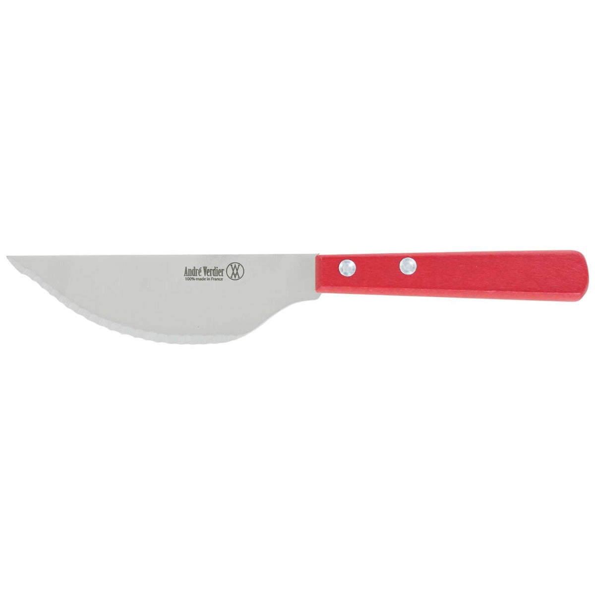 Andre verdier Serrated Pizza Knife 11 cm Red Wooden Handle Prepa Culi