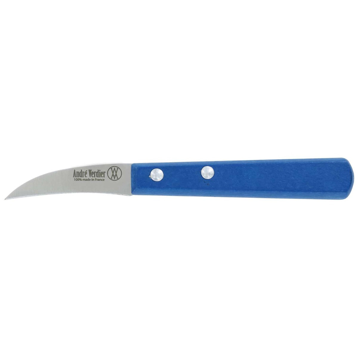 Andre verdier Peeling Knife 6 cm Blue Wooden Handle Prepa Culi