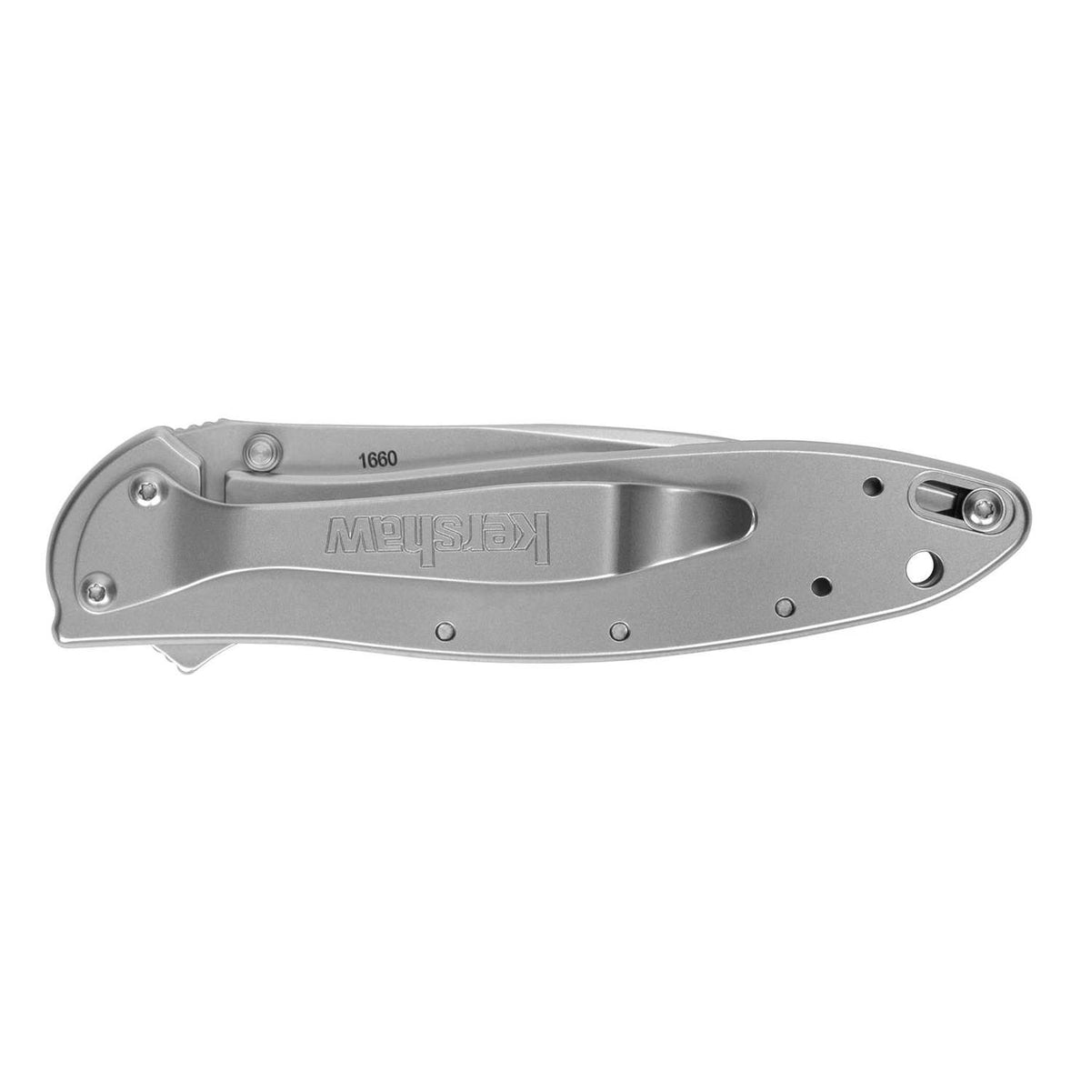 Kershaw Leek Bead-Blasted Pocket Knife 8 cm Silver Handle 85 gr 1660