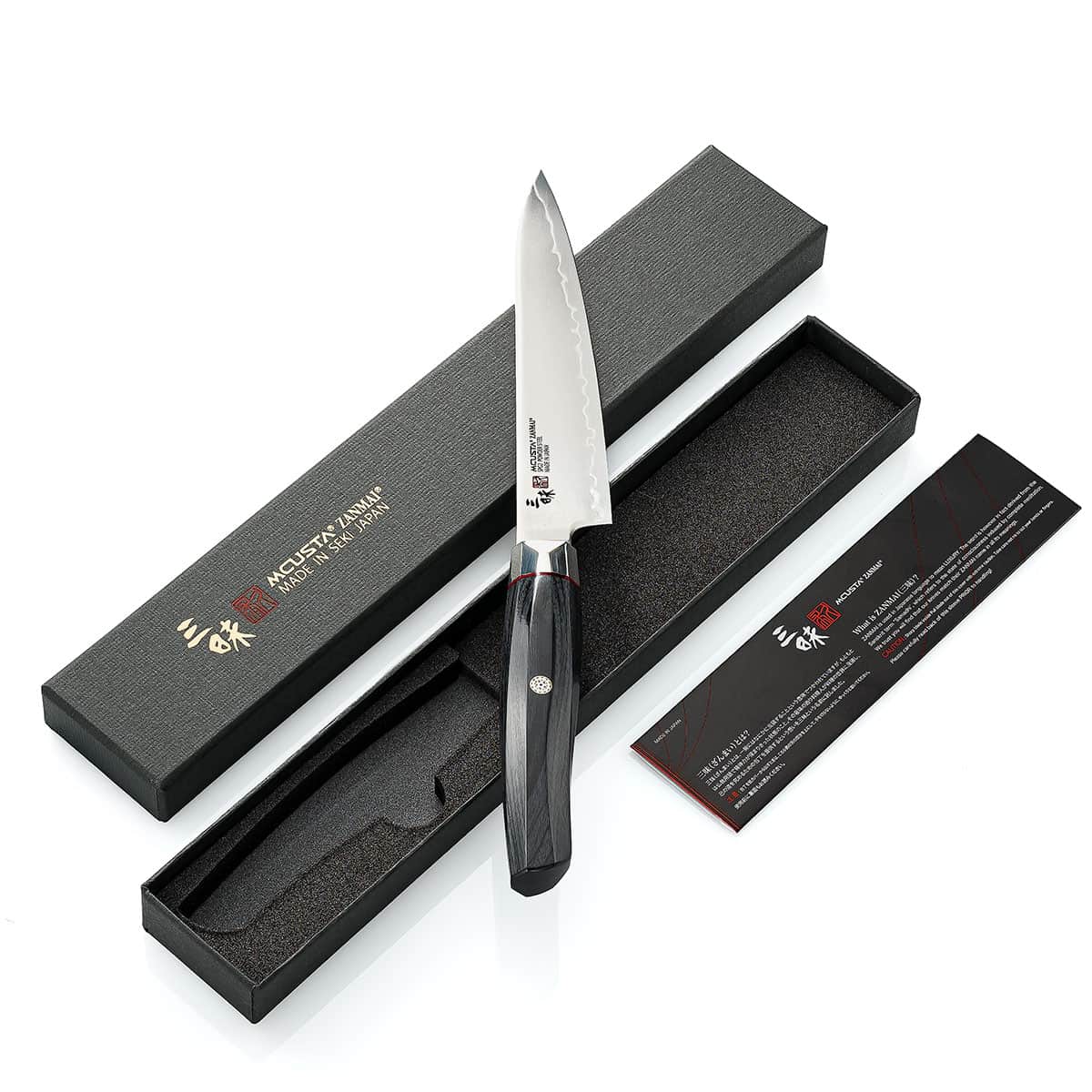 Mcusta zanmai Damascus Utility Knife 15 cm Revolution ZRB-1202G