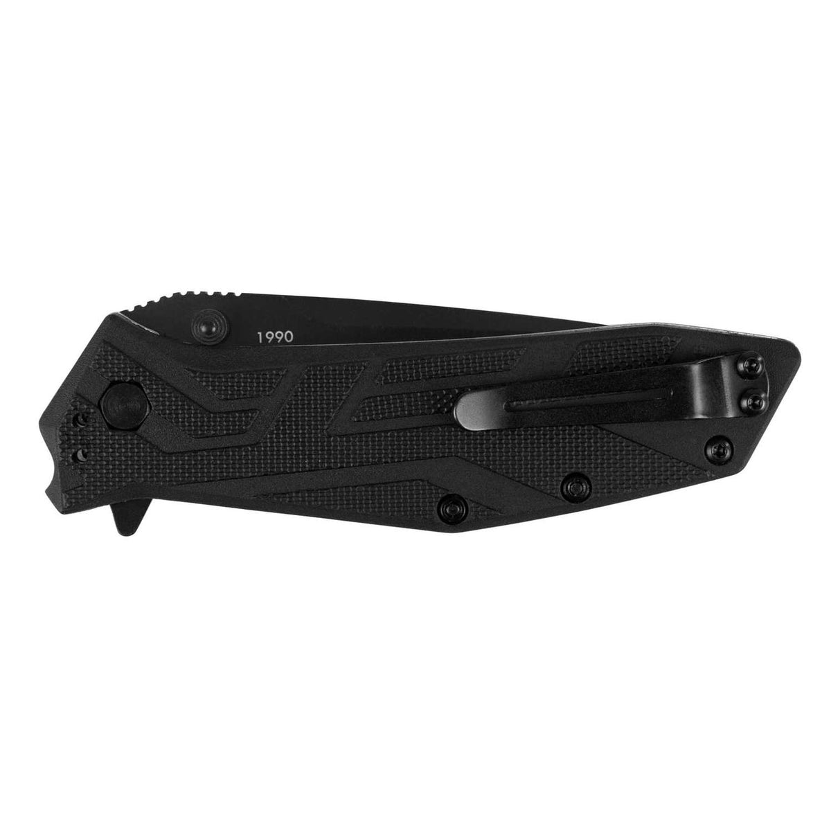 Kershaw Brawler Black Tanto Pocket Knife 8 cm Black Handle 111 gr 1990X