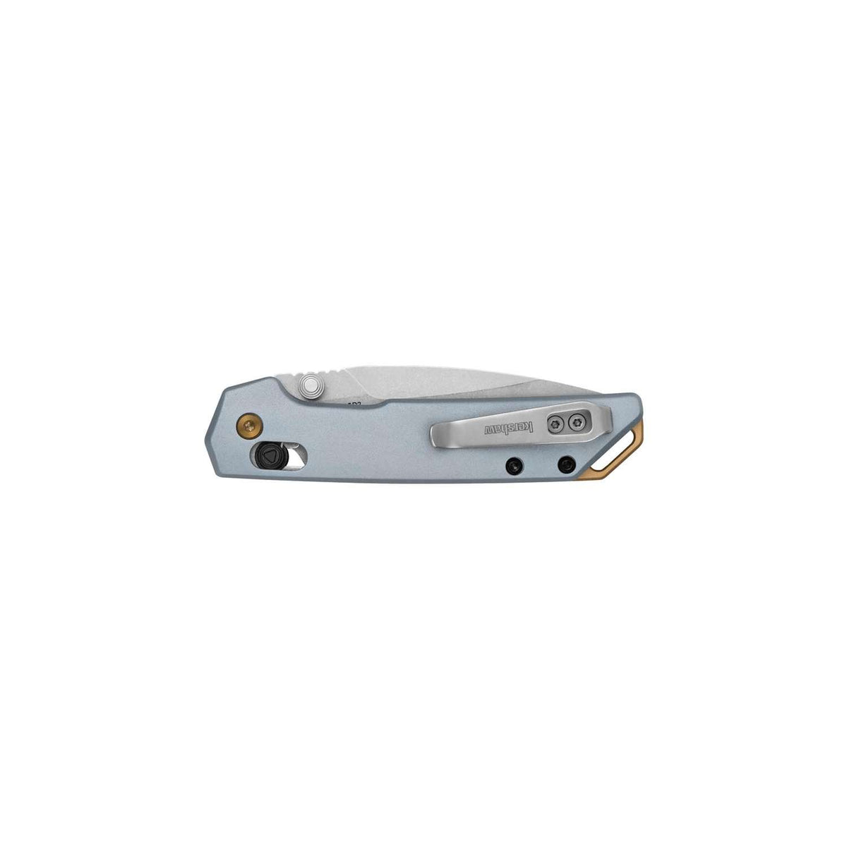 Kershaw Mini Iridium Stonewashed Pocket Knife 8 cm Ice Blue Handle 71 gr 2051