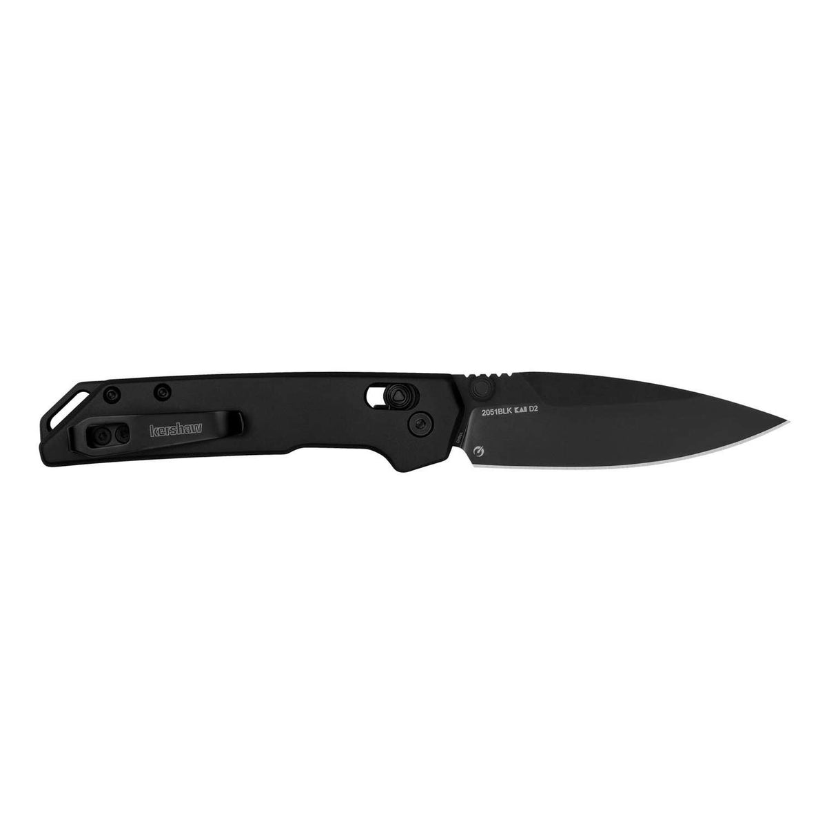 Kershaw Mini Iridium Black Pocket Knife 8 cm Black Handle 71 gr 2051BLK
