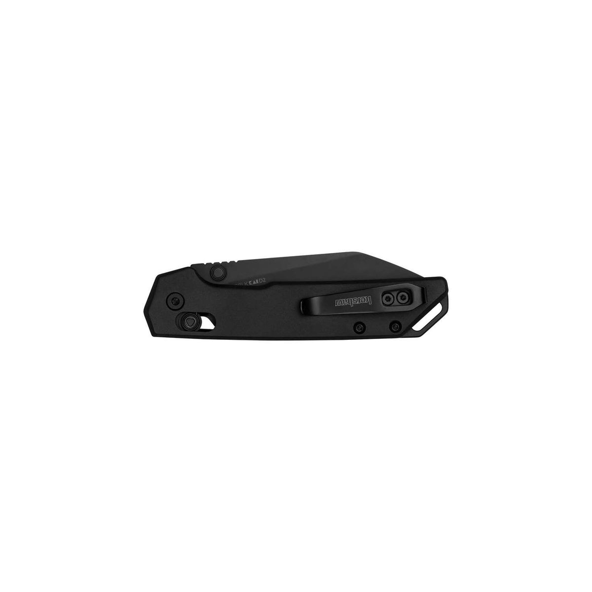 Kershaw Mini Iridium Reserve Tanto Black Pocket Knife 8 cm Black Handle 71 gr 2051RBLK