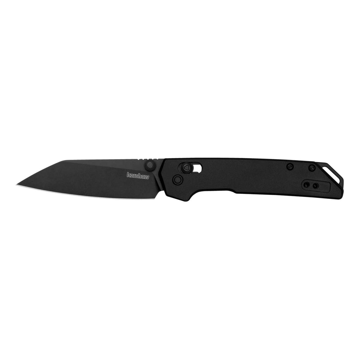 Kershaw Mini Iridium Reserve Tanto Black Pocket Knife 8 cm Black Handle 71 gr 2051RBLK