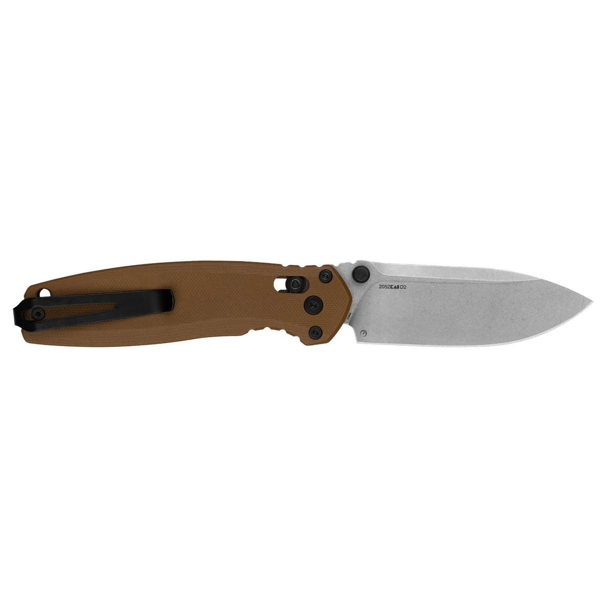 Kershaw Broadside Stonewashed Pocket Knife 9 cm Brown G10 Handle 145 gr 2052