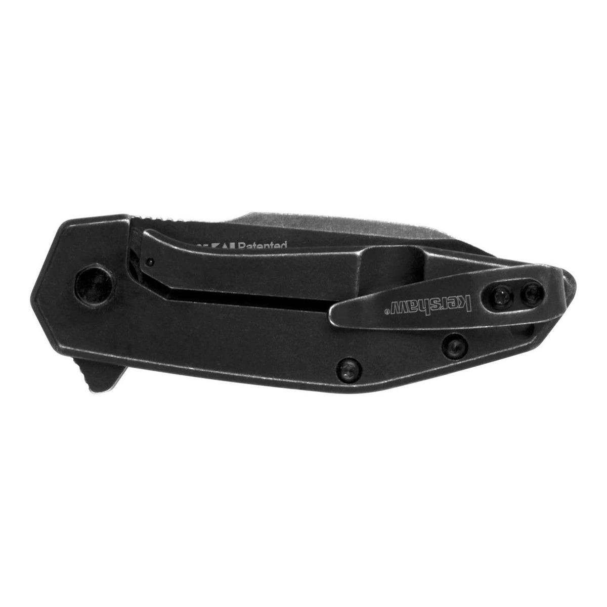 Kershaw Gravel BlackWash Pocket Knife 6 cm Black Handle 78 gr 2065X