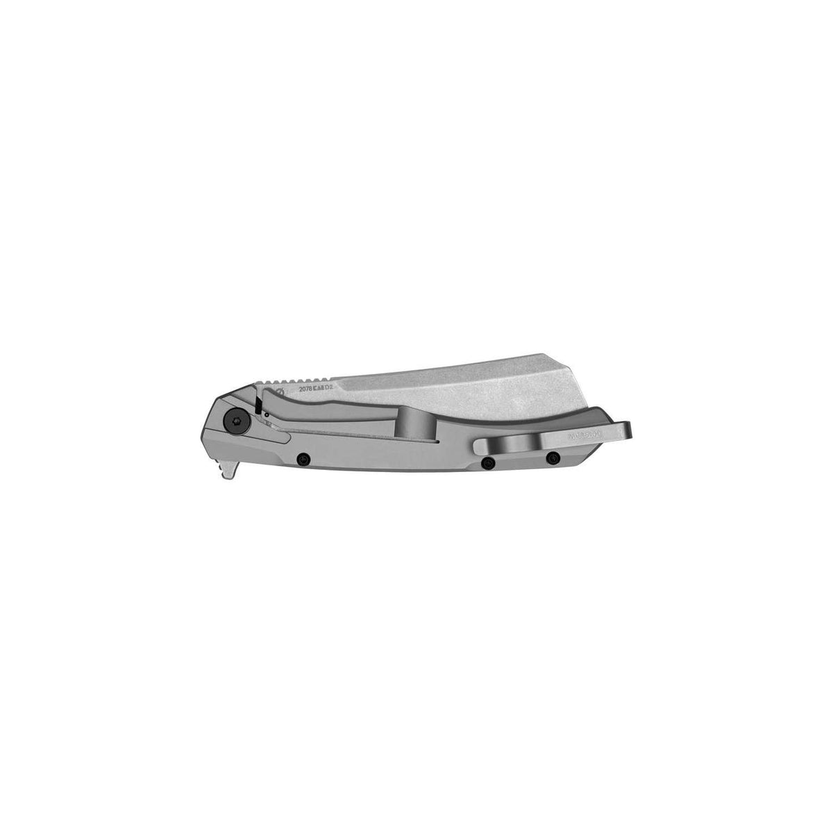 Kershaw Strata Stonewashed Cleaver Pocket Knife 10 cm Black Handle 113 gr 2078