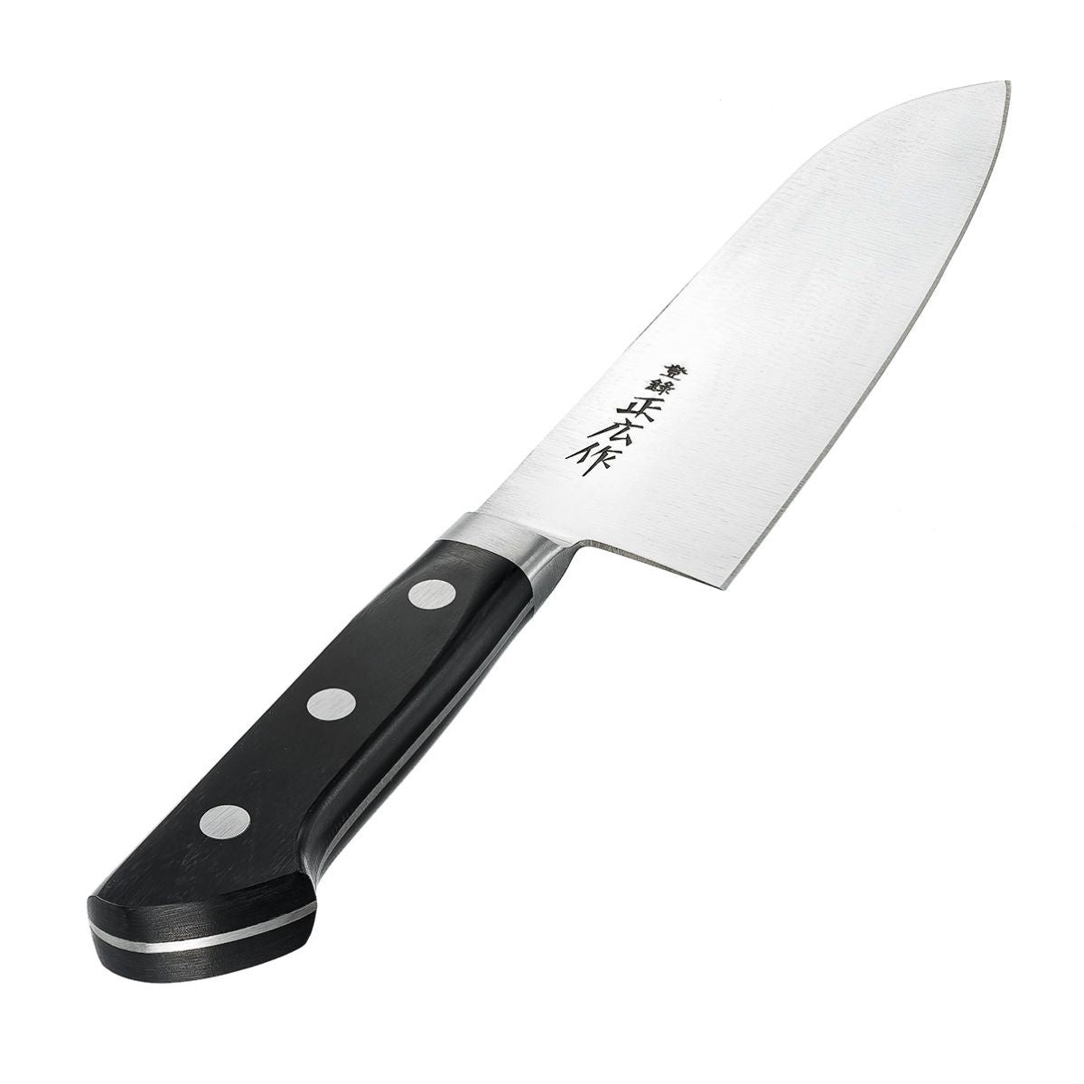 Masahiro Santoku Knife 17.5 cm Pure Carbon 13023