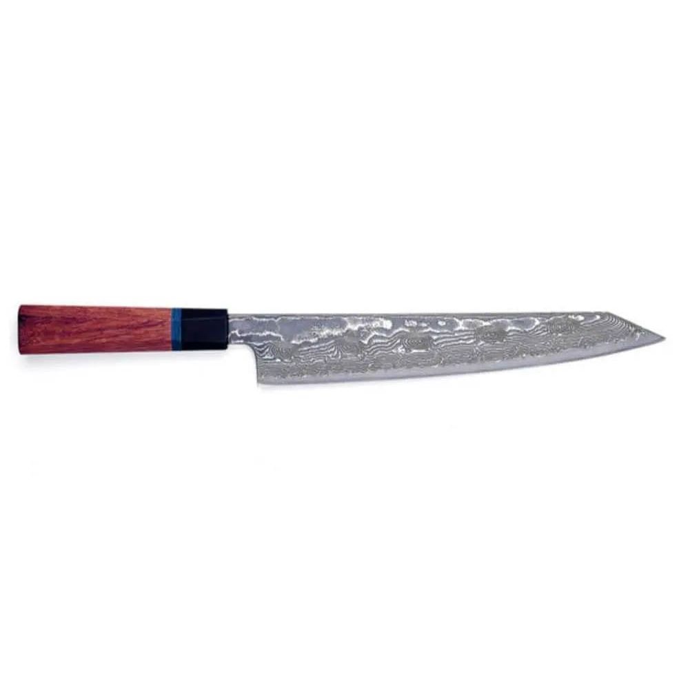 Ryusen Damascus Slicing Knife 27 cm Quince Handle Bonten Unryu KAI BU-509