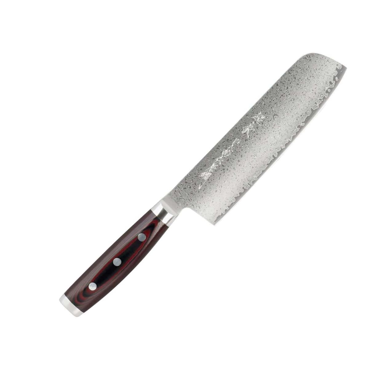 Yaxell Damascus Nakiri Knife 18 cm Super Gou 37104