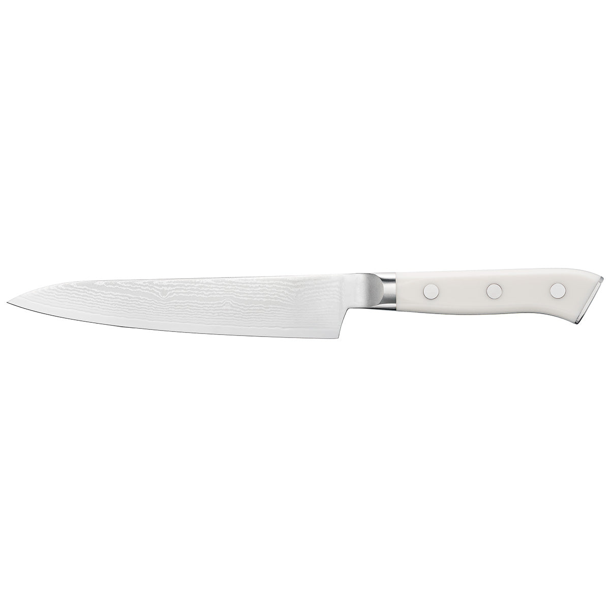 Mcusta zanmai Damascus Utility Knife 15 cm Classic Damascus Corian HKC-3002D