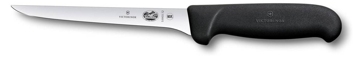 Victorinox Boning Knife Rear Curved Edge Narrow Blade 12 cm Fibrox 5.6403.12