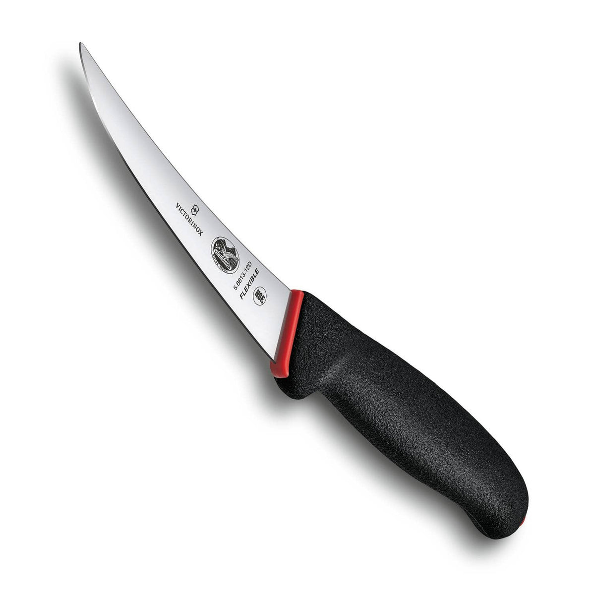 Victorinox Boning Knife Curved, Narrow, Flexible Blade 12 cm Dual Grip Handle 5.6613.12D