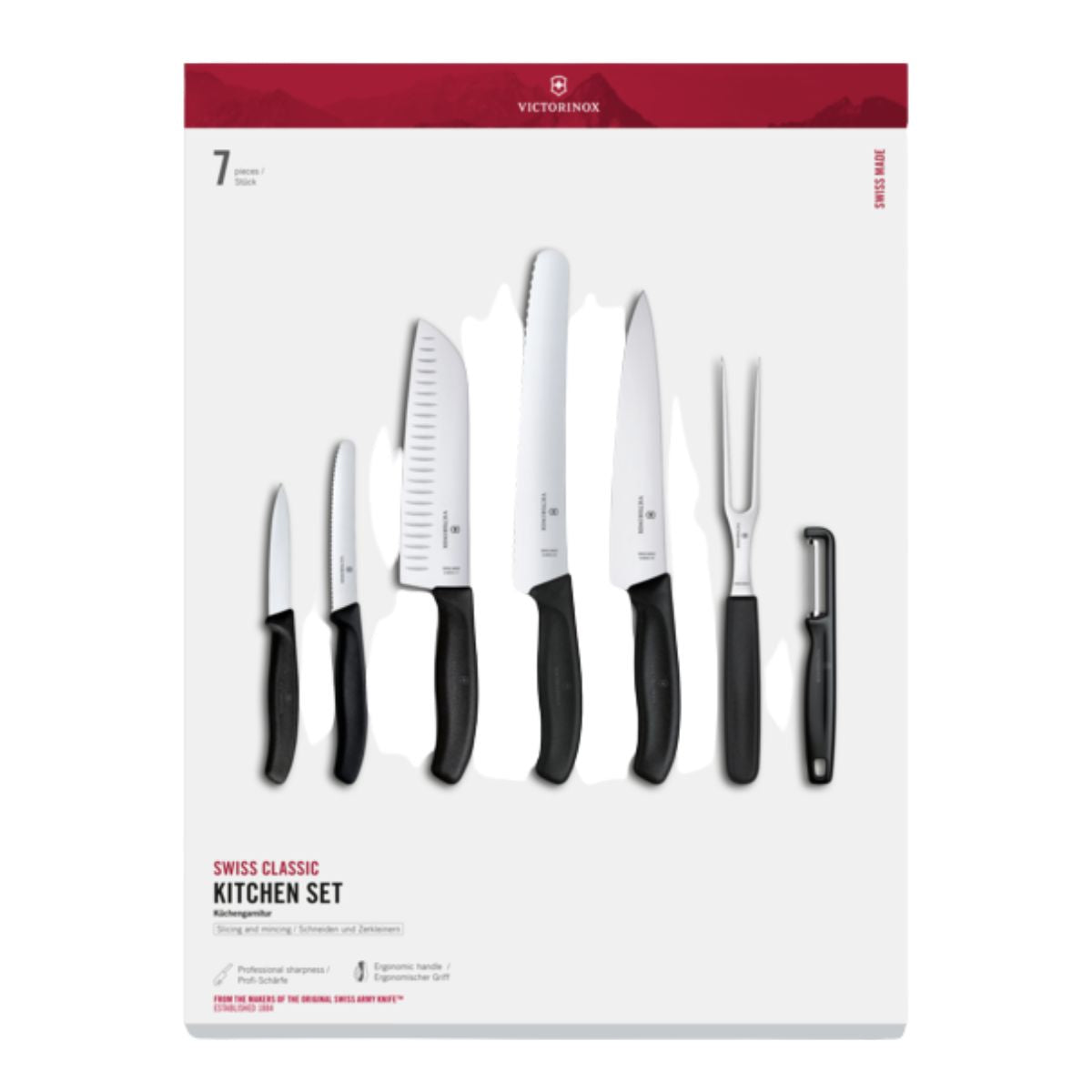 Victorinox Knives Set 7 pcs Gift Box Swiss Classic 6.7133.71G