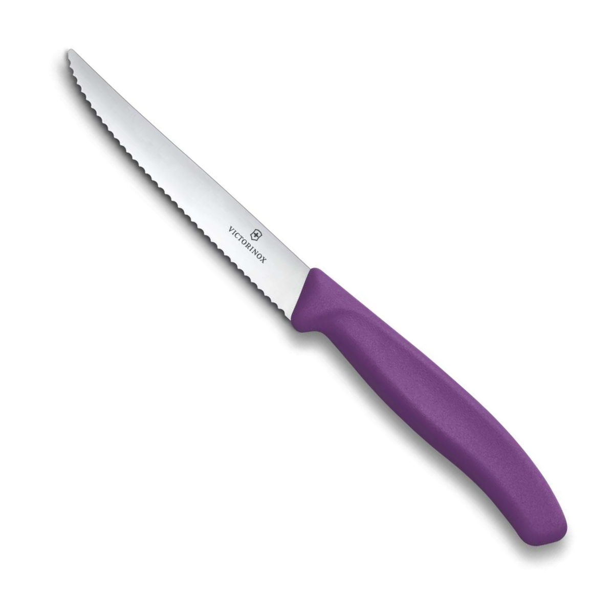 Victorinox Μαχαίρι steak 11 εκατ. οδοντωτό μωβ λαβή Swiss Classic 6.7235.C1