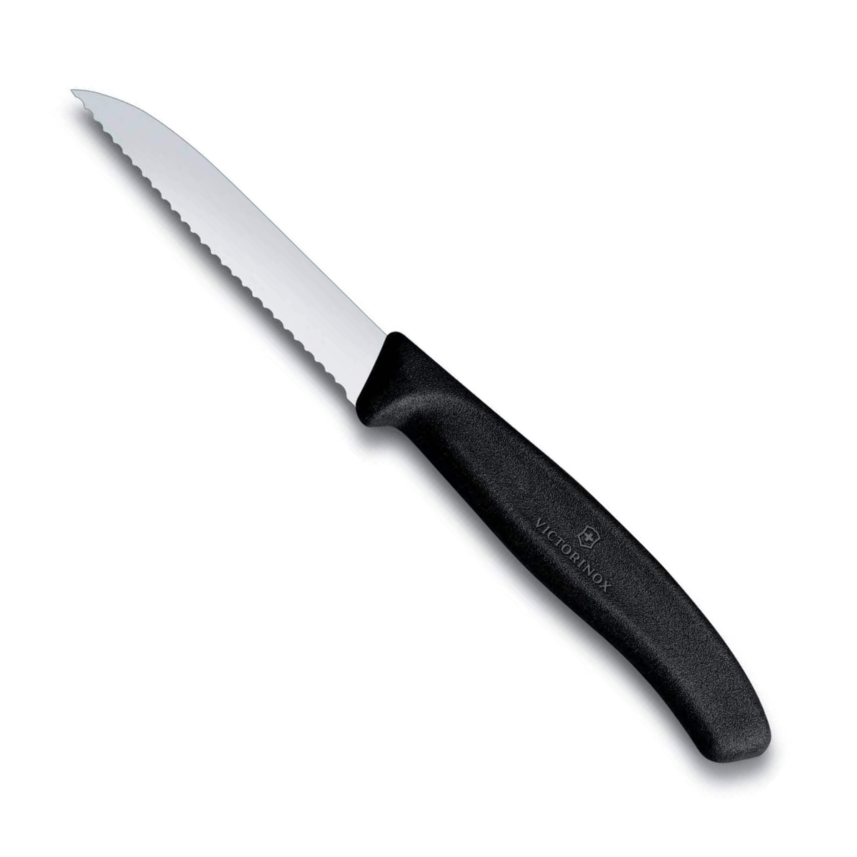 Victorinox Μαχαίρι κουζίνας 8 εκατ. ευθύ οδοντωτό μαύρη λαβή Swiss Classic 6.7433