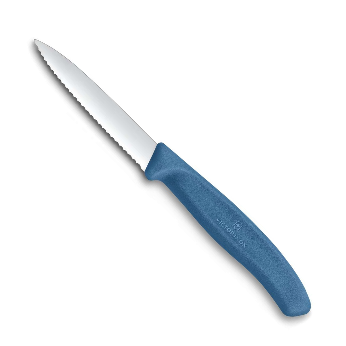 Victorinox Μαχαίρι κουζίνας 8 εκατ. οδοντωτό μυτερό μπλε λαβή Swiss Classic 6.7632.C1