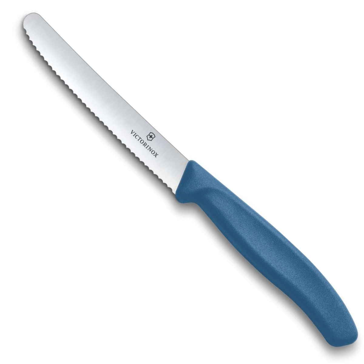 Victorinox Μαχαίρι κουζίνας 11 εκατ. στρογγυλό οδοντωτό μπλε λαβή Swiss Classic 6.7832.C1