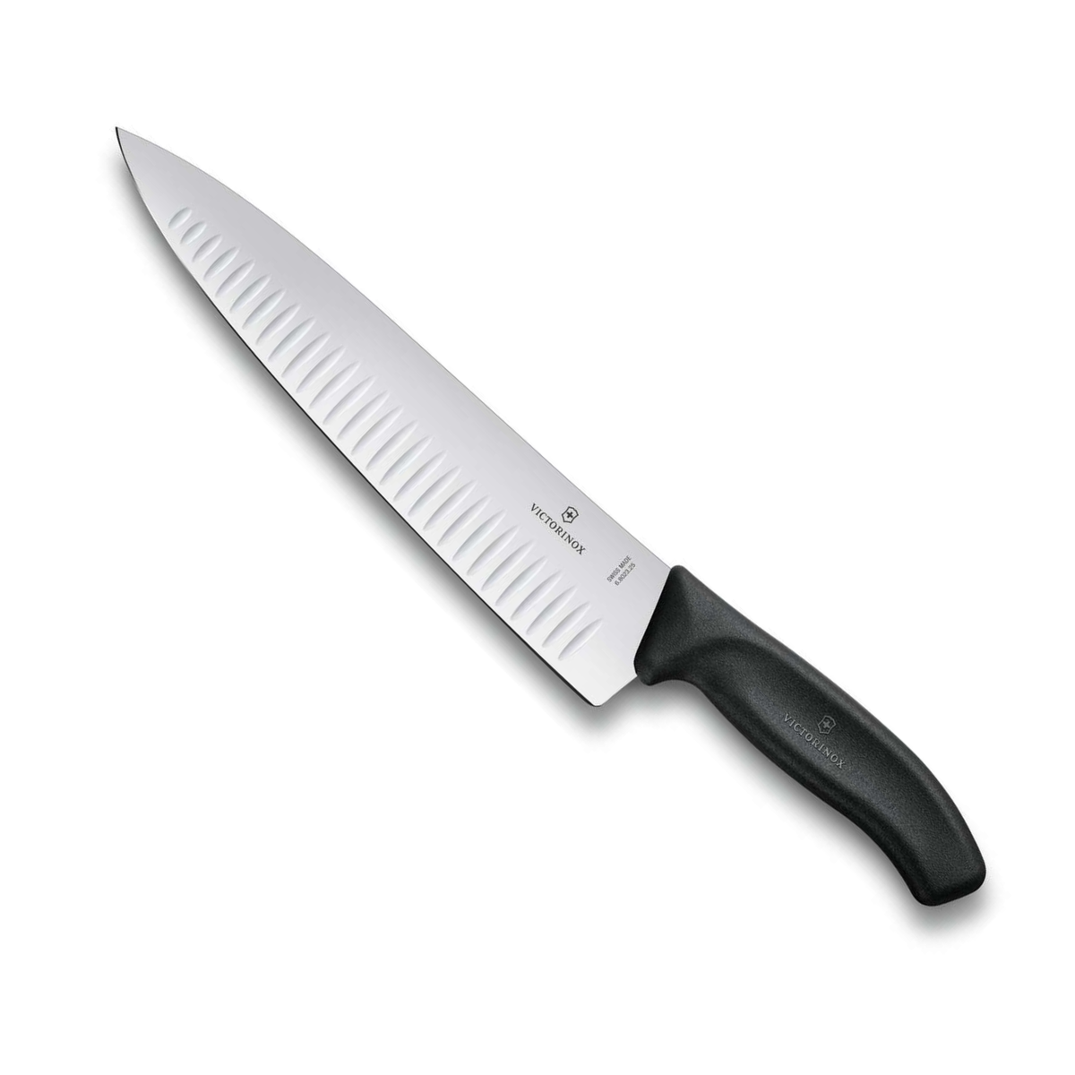 Victorinox Μαχαίρι σεφ 25 εκατ. με αυλακώσεις μαύρη λαβή Swiss Classic 6.8023.25B