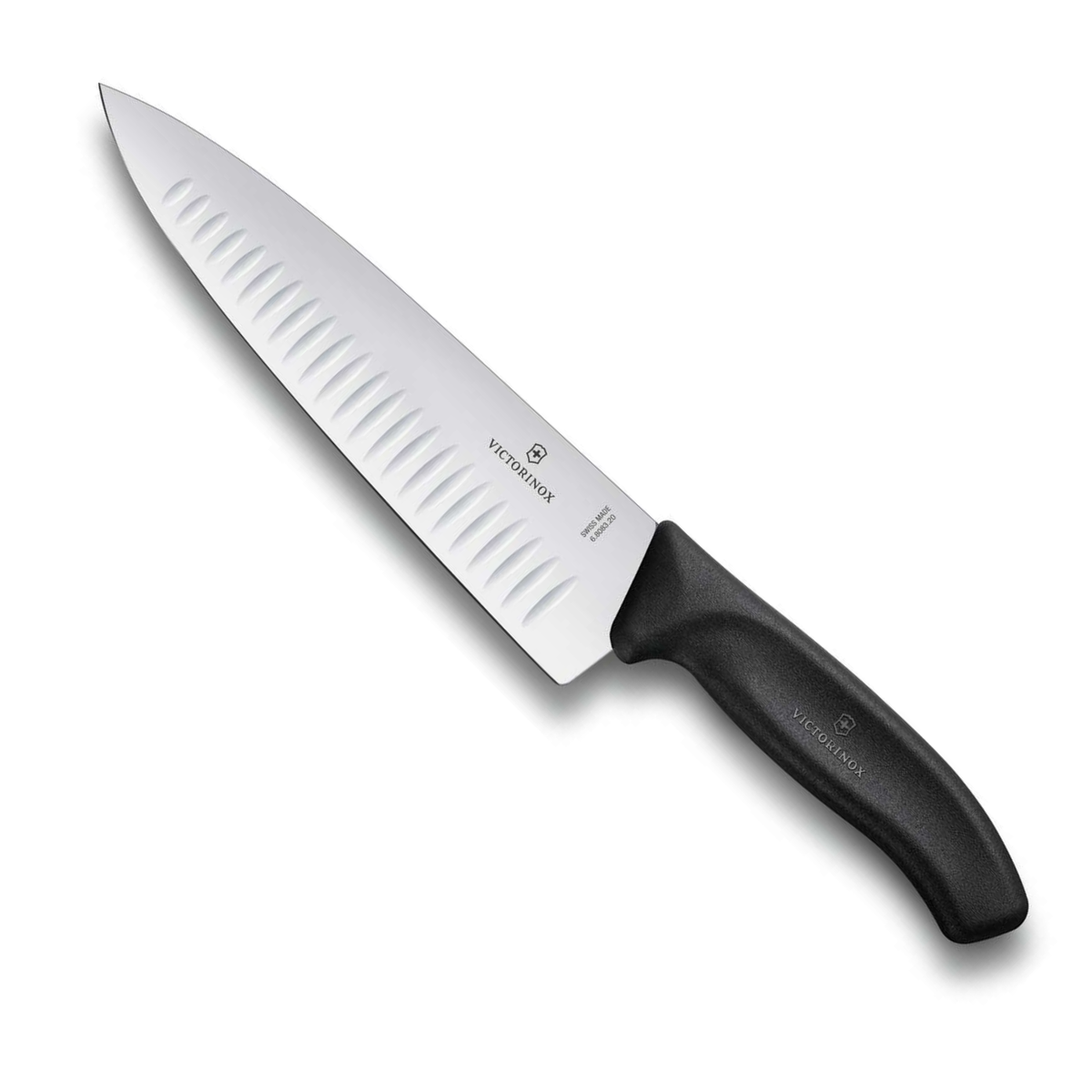 Victorinox Μαχαίρι σεφ 20 εκατ. με αυλακώσεις μαύρη λαβή Swiss Classic 6.8083.20B